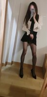 AnalGstringLover's Tranquil Trans Treat: Black Dress Solo Masturbation Cumshot