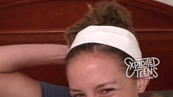 Dreadlocked Teen (18+)'s Hairy Audition Delights with Blowjob