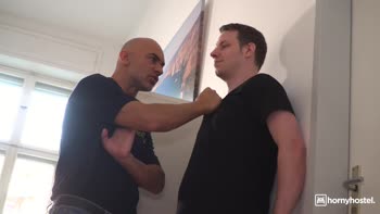 Christian Clay's Surprise Fuck at HornyHostel - Huge Cock for Busty Blonde