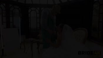 BRIDE4K. She gave her tight pussy to a freaky gardener