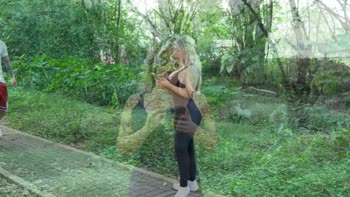 Naty Delgado's Park Surprise: A Hot Stranger's Big Cock