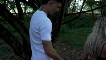 Naty Delgado's Park Surprise: A Hot Stranger's Big Cock