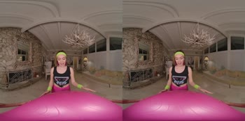 Freya Parker's Intense Yoga Pants Workout: 60FPS VR POV