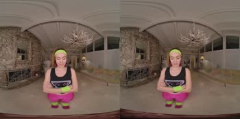 Freya Parker's Intense Yoga Pants Workout: 60FPS VR POV