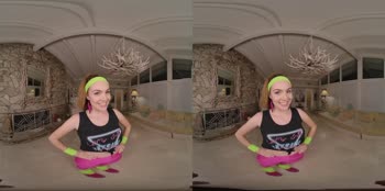Freya Parker's Intense Yoga Pants Workout: 60FPS VR POV