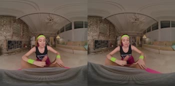 Freya Parker's Intense Yoga Pants Workout: 60FPS VR POV