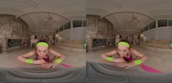 Freya Parker's Intense Yoga Pants Workout: 60FPS VR POV
