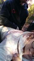 Glitterbdsm's Wild College Blonde in Doggystyle Outdoor Rough Sex