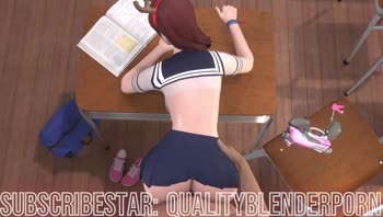 QualityBlenderPorn - Dva's Classroom Rampage: Rough Sex in HD