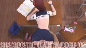 QualityBlenderPorn - Dva's Classroom Rampage: Rough Sex in HD