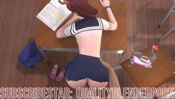 QualityBlenderPorn - Dva's Classroom Rampage: Rough Sex in HD
