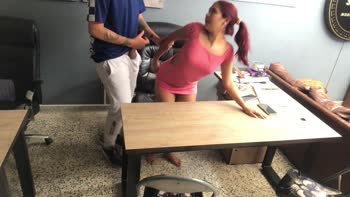 Marttykaty's Naughty Surprise: Unexpected Sex with Her Boss