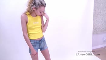 Sultry Step Fantasy: Perky Blonde Teen (18+)'s POV Audition