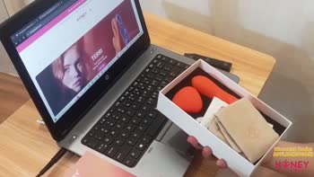 Filipina Porn Video Teases with Vibrating Licker Toy Orgasm