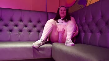 Tilly Dee's Naughty Upkirt Show: BBW British Babe Exposes Herself in Public