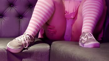 Tilly Dee's Naughty Upkirt Show: BBW British Babe Exposes Herself in Public
