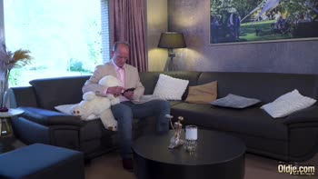 Renzo's Birthday Surprise: Horny Grandpa Fucks Sweet Blonde Teen (18+)