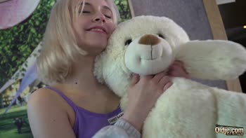 Renzo's Birthday Surprise: Horny Grandpa Fucks Sweet Blonde Teen (18+)