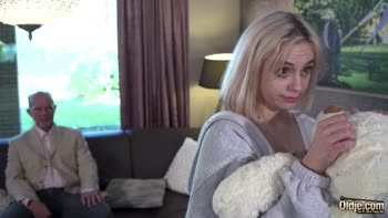 Renzo's Birthday Surprise: Horny Grandpa Fucks Sweet Blonde Teen (18+)