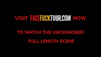 Big Tits Submissive Blonde Mouth Fucked DEEP By Dominant BWC Stud