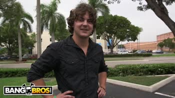 Lily Love's Big Boobs Lure Guys into Public Fun on the Bang Bus