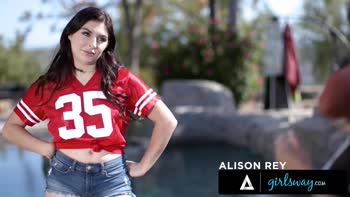 Skye Blue's Outdoor Orgy: College Cuties Join the Fun