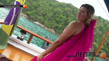 Katharine Madrid And Big Bambu On The Beach In Brazil With Lots Of Sex Anal