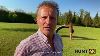 HUNT4K. Cuck Sees Pond Pound. Hot sex with Suzie Sparklez