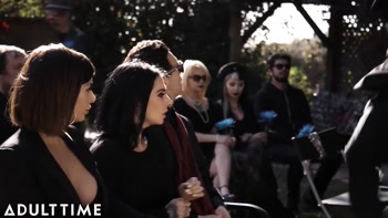Steve Holmes Wrecks Marley Brinx's Funeral at ADULT TIME