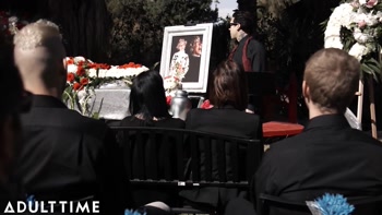 Steve Holmes Wrecks Marley Brinx's Funeral at ADULT TIME
