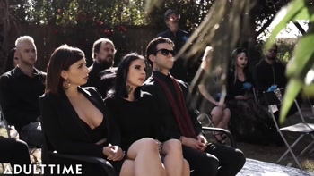 Steve Holmes Wrecks Marley Brinx's Funeral at ADULT TIME
