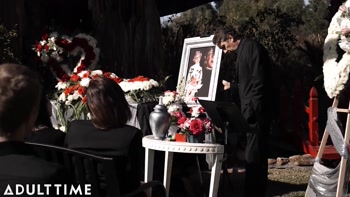 Steve Holmes Wrecks Marley Brinx's Funeral at ADULT TIME