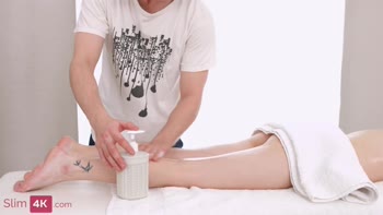 Satin Skin Seduction: Masseur's Massage Bliss