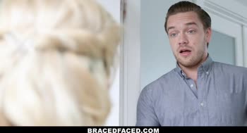 Lexi Lore's First Date Fuck: Tiny Blonde Teen (18+)'s Braces Get Cum-Covered