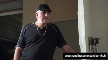 Loren Minardi Tempts Two Senior Gentlemen in Sensual Threesome