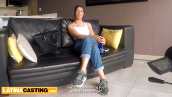 Tight Latina Siren's Audition: POV Blowjob & Cumshot