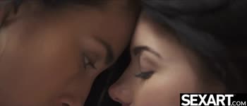 Anna Rose Satisfies Lucy Li's Cravings in Sensual Lesbian Intimacy