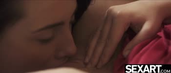 Anna Rose Satisfies Lucy Li's Cravings in Sensual Lesbian Intimacy