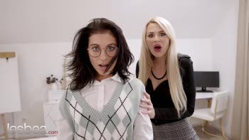 Nerdy Cutie Lilly Bella's Romantic Czech Lesbian Adventure