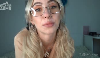 Bella Mur ASMR - Bella Mur's Blushing Blonde Solo Tease: ASMR JOI Lessons