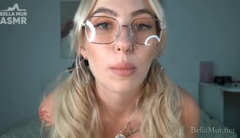 Bella Mur ASMR - Bella Mur's Blushing Blonde Solo Tease: ASMR JOI Lessons