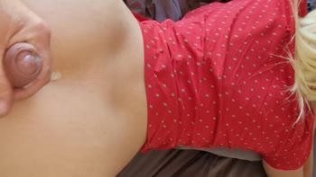 Daddyandpuddin4's Cute Stepsister Teases Cum Shot on Her Ass