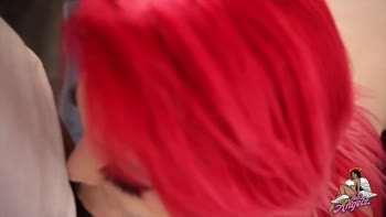 Angelz Official Teases with Tight, Creamy Red Head Bliss