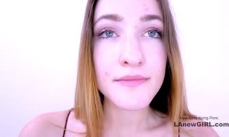 Heels' First Casting: Inexperienced Teen (18+) Sucks Big Cock Slow