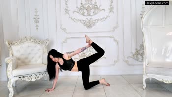 Gymnast Goddess Dasha Gaga Stretches Her Perfect Form in Moscow