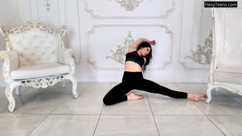 Gymnast Goddess Dasha Gaga Stretches Her Perfect Form in Moscow