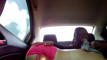 Karly_kings' Sizzling Latina Threesome in Boyfriend's Car