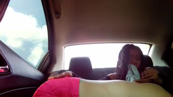 Karly_kings' Sizzling Latina Threesome in Boyfriend's Car