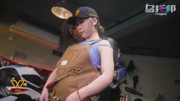 Biker's Big Cock Fucks Cute Asian Bike Shop Babe