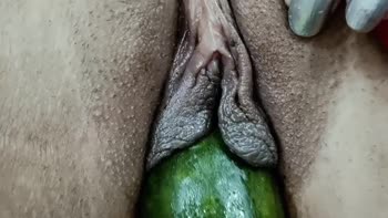 Sobianasir2001's Cucumber Delight: A Pakistani College Nymph's Creampie Solo